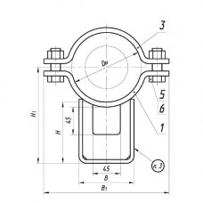 Опоры ТПР.08.71(1).00.000 114x6.32 мм ТПР.08.71(1).00.000-00