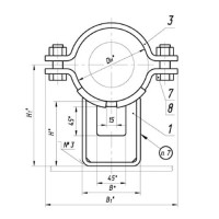 Опоры ТПР.08.73(1).00.000 114x10.11 мм ТПР.08.73(1).00.000-04