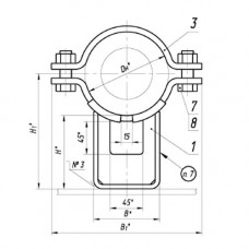 Опоры ТПР.08.73(1).00.000 114x10.11 мм ТПР.08.73(1).00.000-04