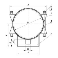Опоры ТПР.14.45.00.000 1220x171.43 мм ТПР.14.45.00.000-29