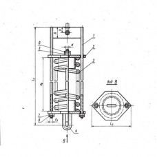 Блоки пружин подвесок стальных трубопроводов 126x340x2.07 мм Сталь 3 МН 3956-62