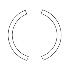 Полукольцо для пружинного блока 100x0.5 мм 09Г2С ОСТ 34-10-743-93