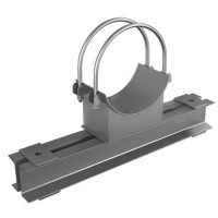 Хомутовый блок с опорной балкой 219x3000x26.9 мм Сталь 20 ОСТ 108.275.67-80