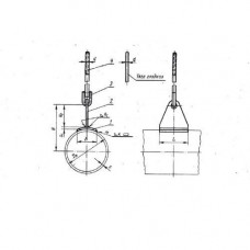 Блоки приварные с накладкой подвесок горизонтальных стальных трубопроводов 0.82x70x76 мм Сталь 3 МН 3948-62