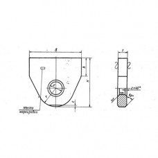Проушины подвесок стальных трубопроводов 20x1.28x100 мм 12ХМ МН 3963-62