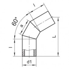 Оболочки на теплоизоляционные отводы 60 градусов 1000x1020x100 мм Сталь 20 ТУ 4937-002-61278130-2016