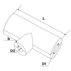 Теплоизоляционные переходные тройники 108x100x15 мм НГ ГОСТ 17376-2001