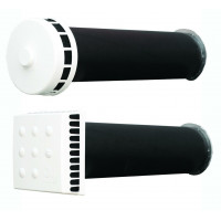 Вентиляционный клапан круглый  инфильтрации воздуха 500х125 мм КИВ-125