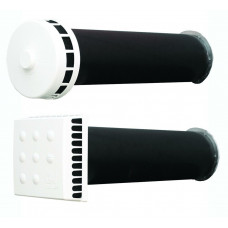 Вентиляционный клапан круглый  инфильтрации воздуха 1000х125 мм КИВ-125