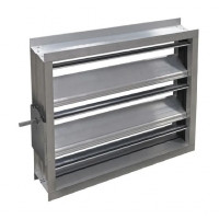 Вентиляционный клапан прямоугольный  многостворчатый 1000х950 мм ВК