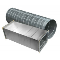 Воздуховод оцинкованный 125х0.6 мм 08пс ГОСТ 14918-80