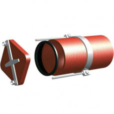 Безраструбная заглушка с прижимными скобами 100 мм ВЧШГ ГОСТ 6942-98