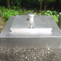 Нержавеющий люк квадратный 600х600 мм AISI 304L DIN 1239