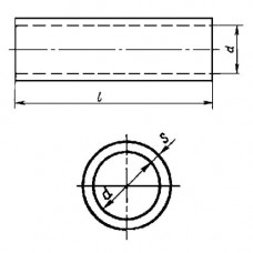 Дренажные керамические трубы с цилиндрической наружной поверхностью 100x15 мм Керамика ГОСТ 8411-74