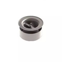 Нержавеющий гидрозатвор точечного водоотвода 105x50 мм