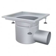 Нержавеющие трапы и трапоприямки с горизонтальным выпуском 150x110x100 мм