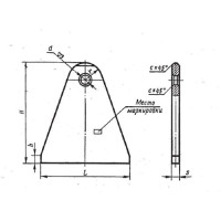 Плавники приварные с накладкой 219x500x4.92 мм Сталь 3 МН 3948-62