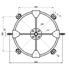 Коромысла типа 4КД2-25-1 44.6x250 мм 4КД2-25-1