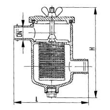 Алюминиевый фильтр масла и топлива под дюрит 40x3 мм 427-03.163-3