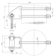 Узлы крепления типа КГТ-7-1 3.7x70 мм КГТ-7-1