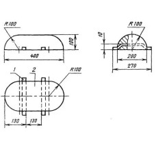 Протекторы П-КОМ 200x100x100 мм МП1 ГОСТ 26251-84