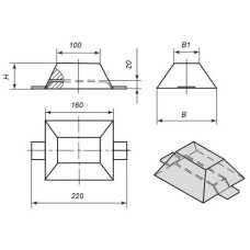 Протекторы П-КОЦ 500x100x60 мм ЦП3 ГОСТ 26251-84