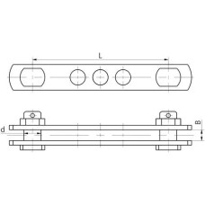 Промежуточные звенья типа 2ПРР 455x8.72x300 мм 2ПРР-30-2