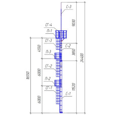 Мачта осветительная 21x3200 мм ПМС Серия 3.501.2-123