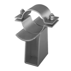 Неподвижная опора с плоским хомутом 14x200x0.55 мм Сталь 20 Л8-512.000